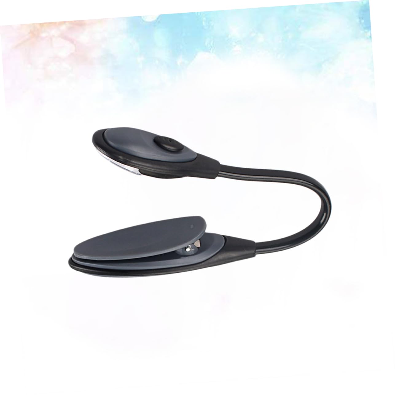 GALPADA Adjustable Portable LED Book Light Mini Clip Music Score Stand Lamp Flexible Grey Reading Light for Camping Fishing Night Use Energy Efficient Design