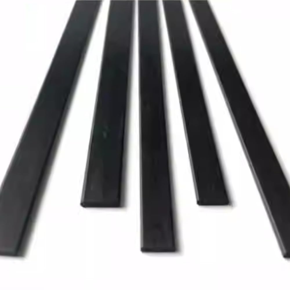 Feuille de fibre de carbone Feuille de fibre carbone 8 pièces, bandes ceinture en, feuille renfort L 500mm barre plates Fiber pultrudées(3mmx30mm)