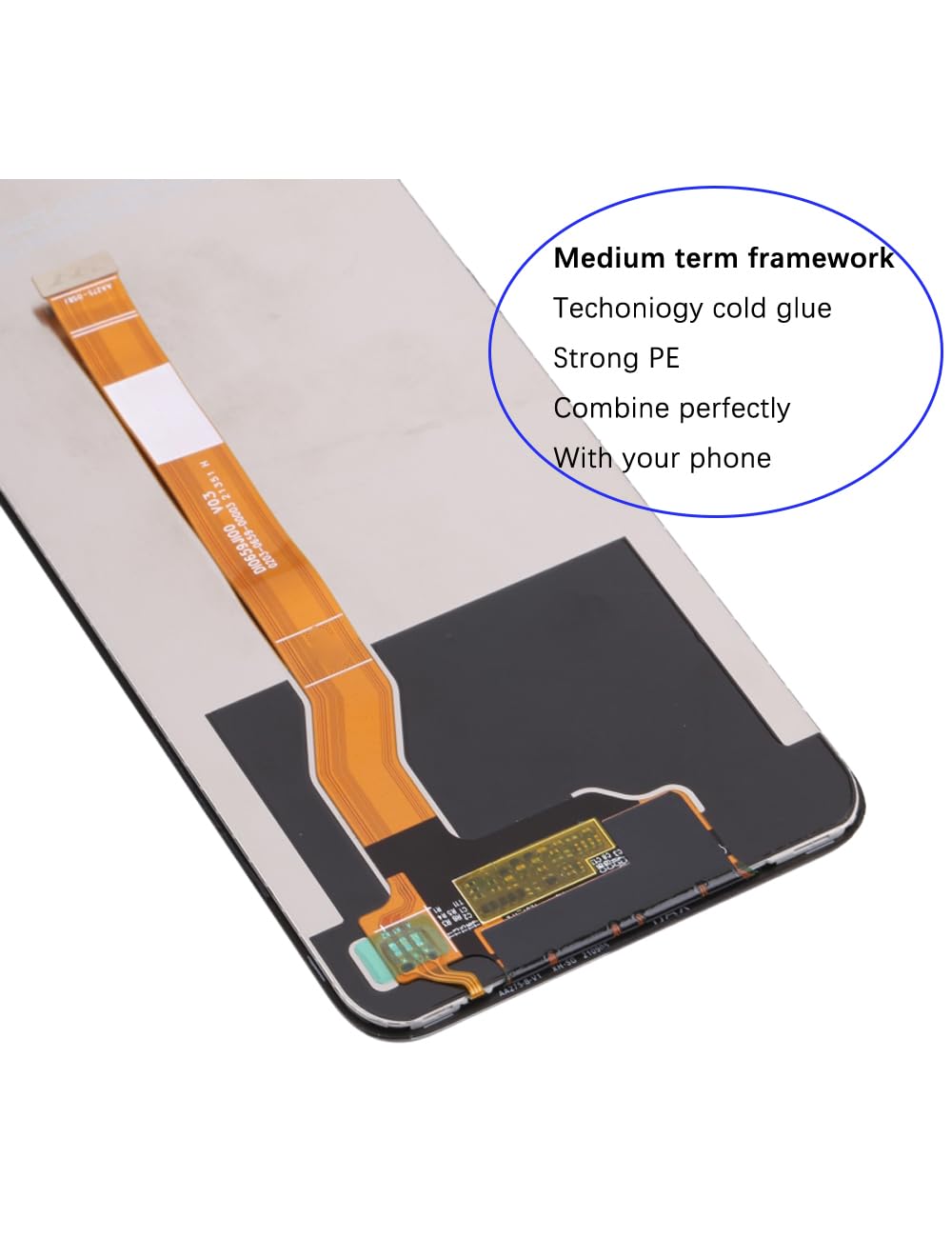 Pantalla de repuesto para pantalla LCD Oppo A36 / A76, PESM10 CPH2375, pantalla táctil, digitalizador, kit de piezas de reparación
