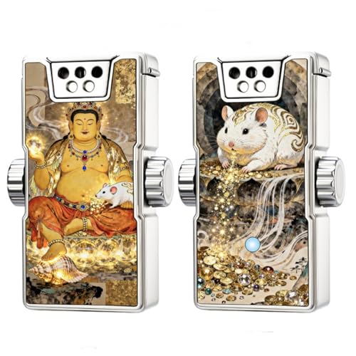 Briquet à kérosène à commande vocale avec son réservoir transparent high-tech
