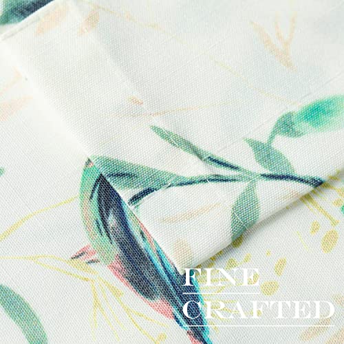 VOGOL Cortinas e cortinas da porta da frente, painéis de porta francesa, 91 x 101 cm, padrão de páss