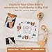 Keepsake Baby Memory Book for Baby Boy or Girl – Timeless Woodland Baby Journal Scrapbook Photo Album for First 5 Years – Milestone Book to Record Every Event from Birth to Age 5