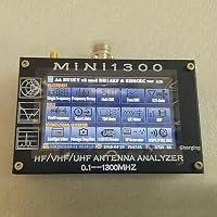 Mini1300 4,3 Zoll LCD 0,1-1300 MHz HF/VHF/UHF ANT SWR Antennenanalysator-Messgerät Tester – Ansicht 7
