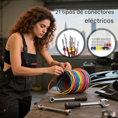 Conectores eléctricos multifunción con terminales automotrices en kit de 21 tipos para coche 2