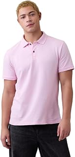 Gap Men Solid Regular fit Half Sleeve Collared Neck T-Shirt Price In India