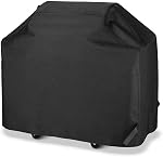 GrillSpot BBQ Grill Cover | Universal Fit - All Season Protection, Durable with Handles and Straps, Black (52 Inch)
