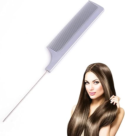 Amazon Co Jp Lqu コーム くし 櫛 美容師 製 メンズ 普段使い チップテールコーム 美容 プロ 静電気防止 レディース ステンレス ヘアスタイリング ウェット サロン 散髪 理容 男女兼用 ヘアケア用 ドライ兼用 理容師 ビューティー