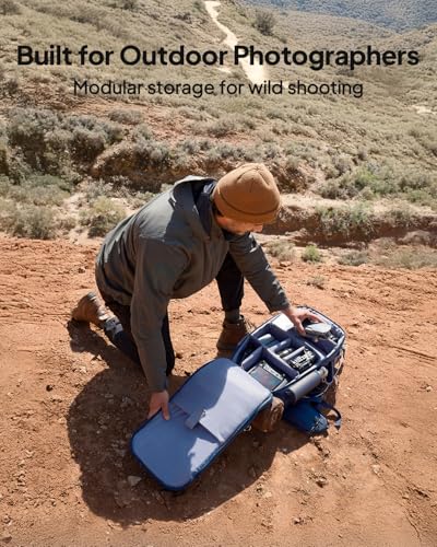 Image of BLUETTI Solar Generator Handsfree 1 with 100W Solar Panel (Ships Separately), 268.8Wh 300W LiFePO4 Battery, 5 Output Ports, Portable Power Station for Camping, Drones (Backpack Not Included)