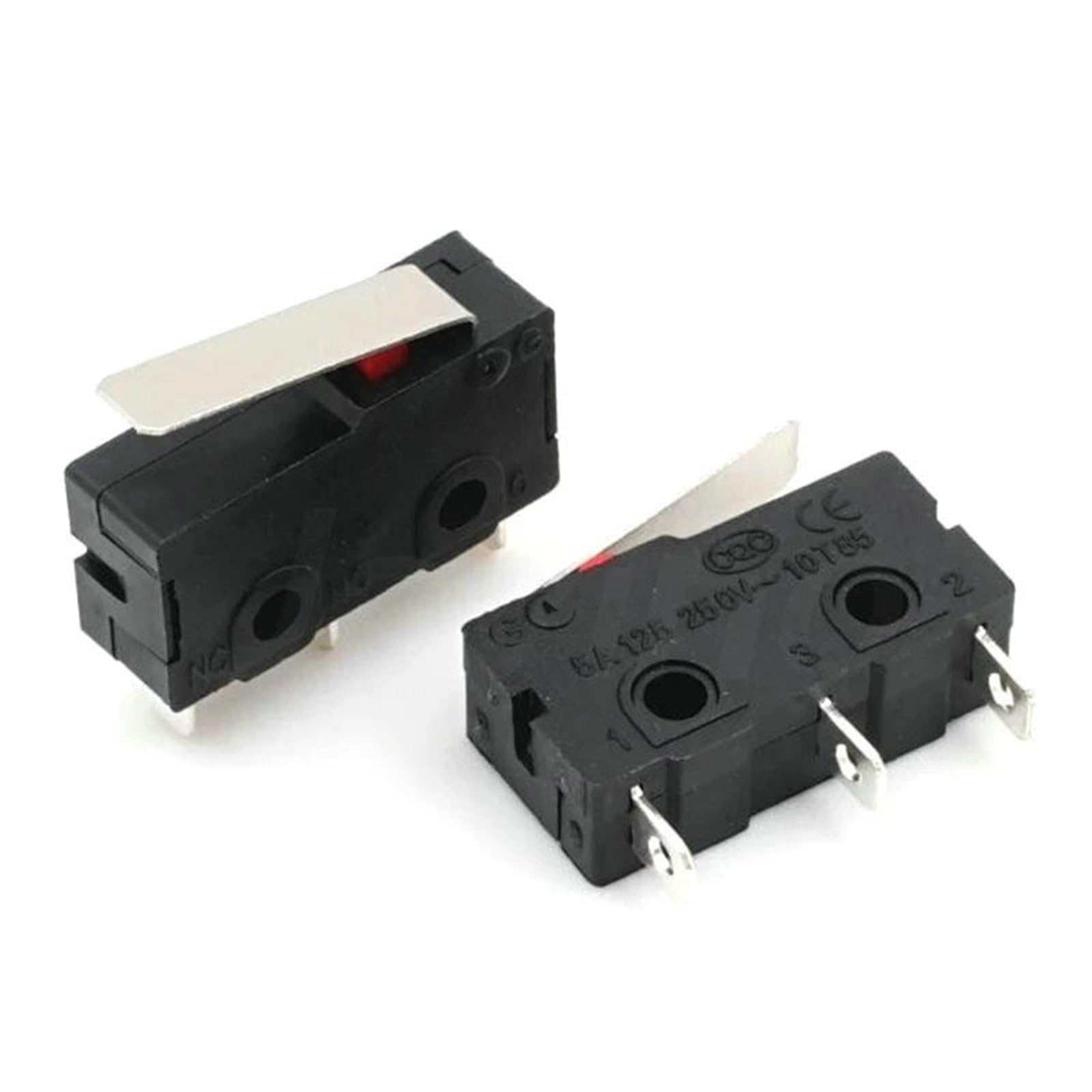 JFQOWCMP 10PCS Tact Switch on Off KW11-3Z 5A 250V Micros Witch 3PIN
