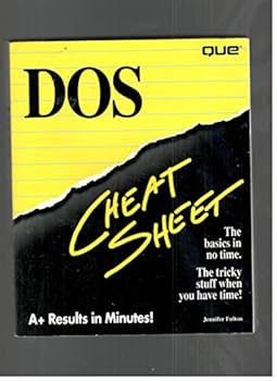 Paperback DOS Cheat Sheet Book