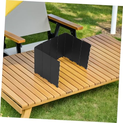 Accessoire de camping facile à transporter : pare-vent réchaud et barbecue
