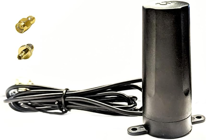 Maswell Cellular Antenna 600-6000 MHz 5G 4G WiFi6 Magnet and Screw Mount Cost Effective for IoT and Vending Machines TS9 SMA Male RP SMA Plug Outdoor Cabinet IoT Antenna NOT for Boosting