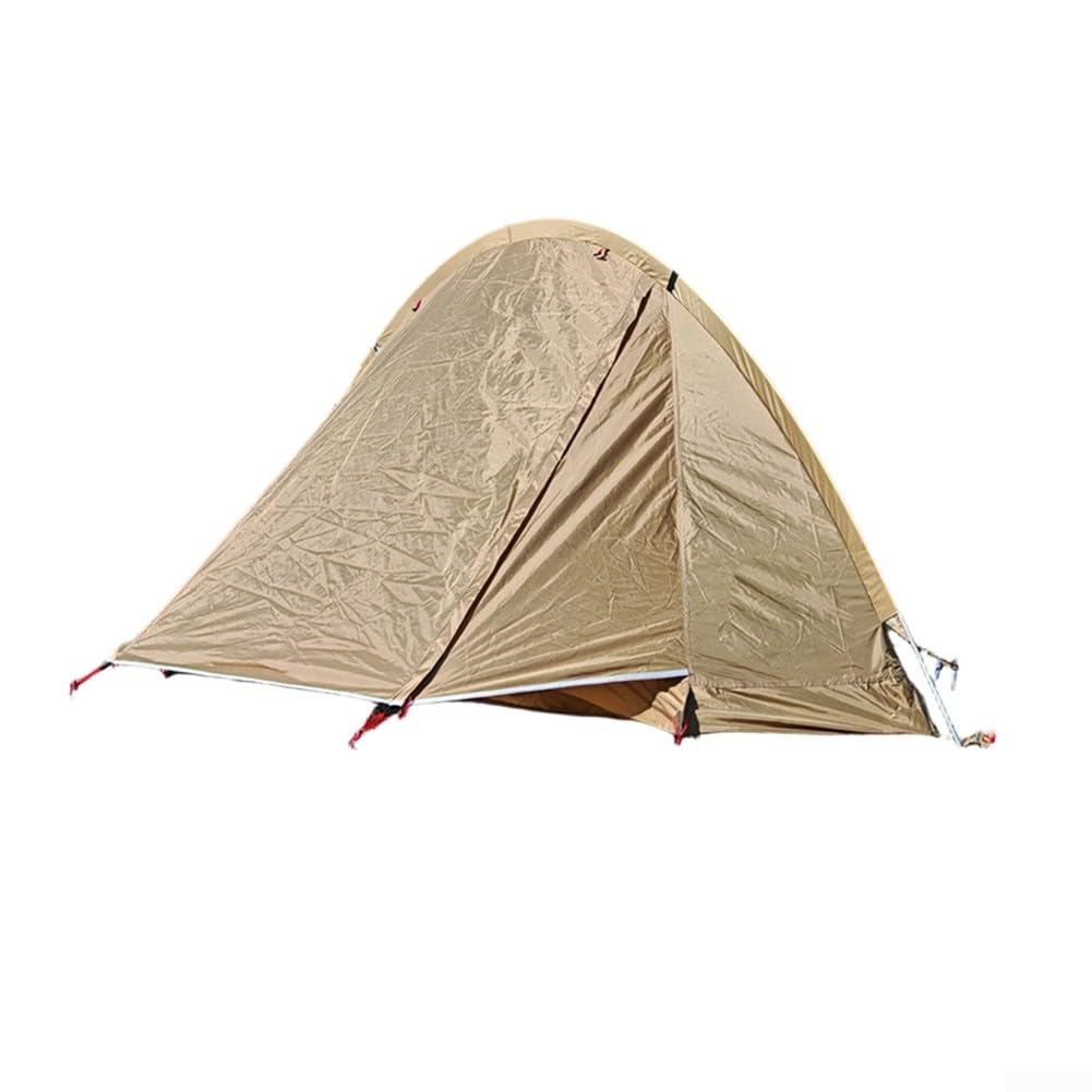 Tenda singola per campeggio ed escursionismo, per tenda ultraleggera da 35 kg con tessuto Ripstop 210T, impermeabile, 4 stagioni, compatto rifugio da trekking