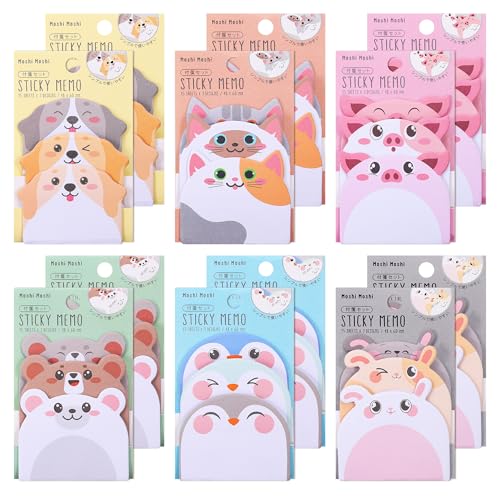 Bloc-notes autocollants animaux pour organiser le bureau et la maison