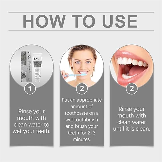 Hydroxyapatite Toothpaste,7.5% Hydroxyapatite Toothpaste,Nano Hydroxyapatite Toothpaste,Fluoride-Free Toothpaste for Sensitive Teeth 1