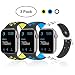 SMEECO 3 Pack iWatch Bands Compatible with iWatch Band 38mm 40mm Breathable Silicone Strap Replacement Wristbands for iWatch Series 4 Series 3 Series 2 Series 1 S/M M/L