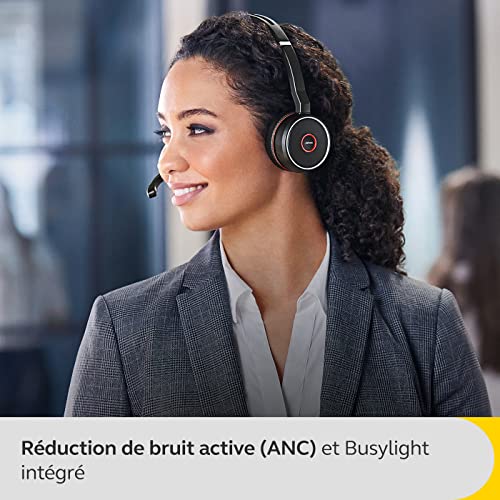 Jabra Evolve 75 SE – Micro-casque stéréo Bluetooth sans fil – Micro à réduction de bruit et réduction de bruit active… - Les Beatles, Paul McCartney, John Lennon, RIngo Starr, George Harrison Jabra Evolve 75 SE - Micro-casque stéréo Bluetooth sans fil - Micro à réduction de bruit et réduction de bruit active… – Image 5
