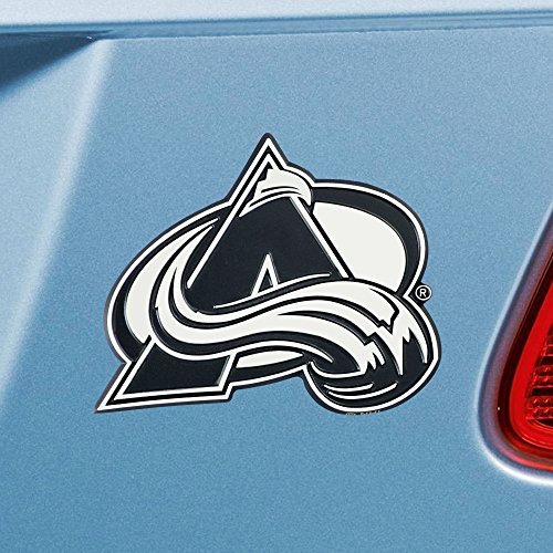 Fanmats 17223 Colorado Avalanche 3D Chrome Metal Auto Emblem #TOP1