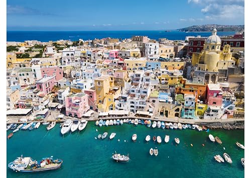 Ravensburger 12001210 - I colori di Procida - puzzle 1500 piezas – puzzle adultos y niños a patir de 14 años, puzzles de ciudades - Procida, Italia