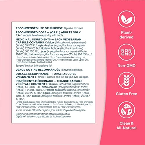 Organika Full Spectrum Plant Enzymes- Support Healthy Digestion and Nutrient Absorption- 60 vegetable capsules 6 51JDB0j0RIL. AC