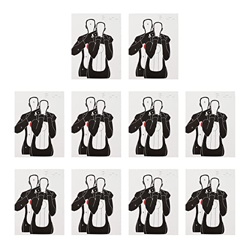 Cibles de tir à l'arc anti-déchirure 45x32 cm pour regrouper vos flèches de chasse | Pack 10