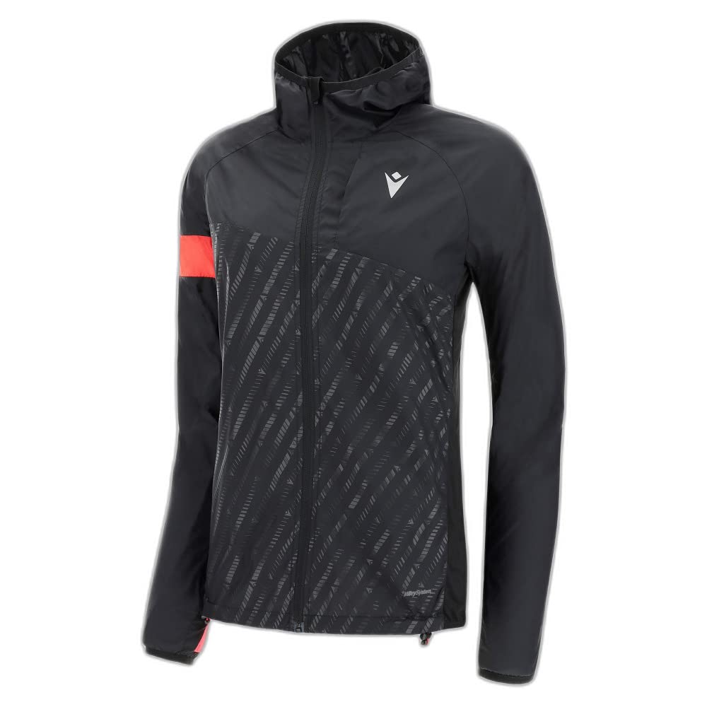 Macron Kurtka wiatroszczelna Kobiety Run Scc Doris Reflex W-break Light Jkt Blk/Ncor Wmn