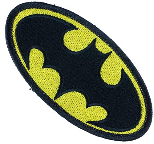 LiZMS Tactical Patch : Batman Superhero - Hook and Loop Fasteners… (Yellow)