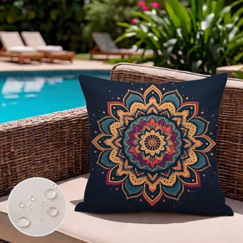 Houssse de coussin lin imperméable 40x40 lot de 2 durable - 3