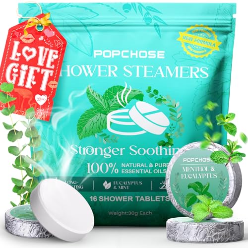 Eucalyptus Aromatherapy Shower Steamers 16 Pack - Stress Relief & Self Care