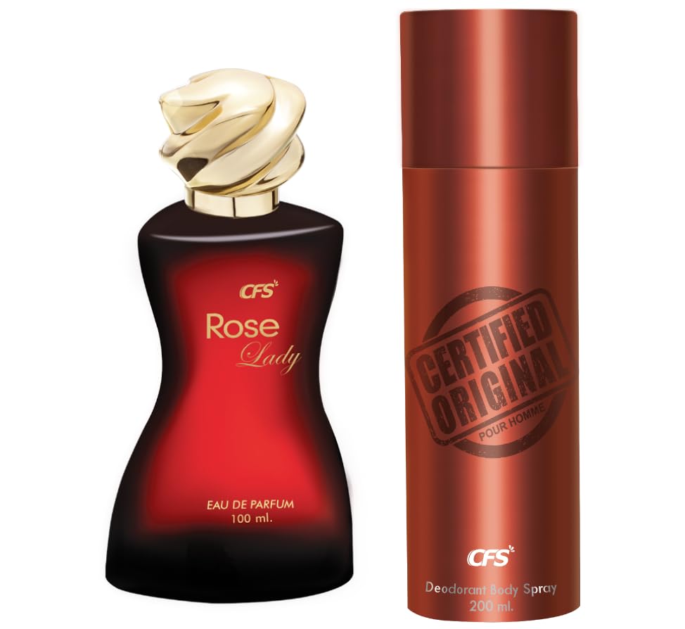 CFS Rose Lady EDP Long Lasting Perfume & Certified Brown Deodorant Body Spray-image-6