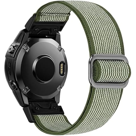 XFYELE Nylon Band Compatible with Garmin Fenix 7/Fenix 7 Pro/Fenix 6/Fenix 6 Pro/Fenix 5/Fenix 5 Plus Band, Quick Fit 22mm Elastic Watch Band for Garmin Forerunner 965/955/945/935 Cover