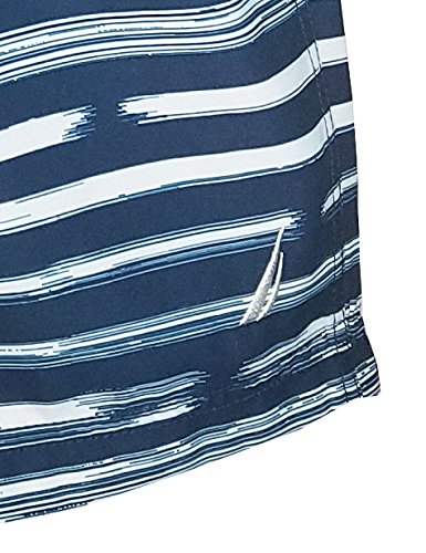 Nautica Men's Quick Dry Swim Trunk Assorted Prints (True Blue Stripe, Medium)3