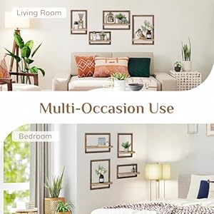 Wood Wall Shelves for Bedroom Farmhouse - Rustic Floating Shelf Decorative Storage Shelving Wall Mounted Decor with Frame for Living Room Wood Wall Shelves for Bedroom Farmhouse Rustic Floating Shelf Decorative Storage Shelving Wall Mounted Decor with Frame for Living Room