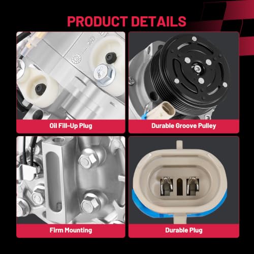 Image of BDFHYK 98495 AC Compressor with Clutch Compatible with Buick Encore 13-22