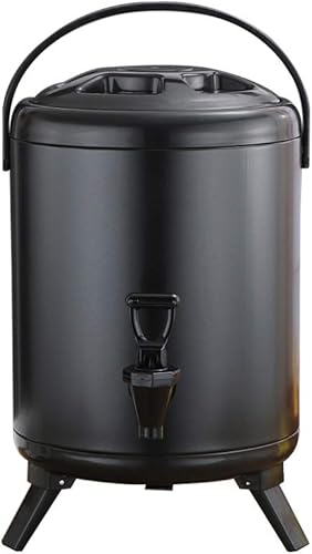 Miniatura 8 de Dispensador de bebidas aislado de acero inoxidable, dispensador térmico aislado de bebidas frías y calientes, para chocolate caliente, café, leche y