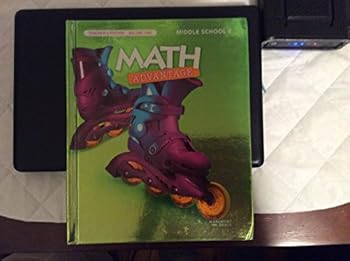 Hardcover Math Advantage 7th Grade Volume 1 Teacher Edition Book