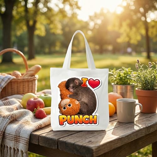 Punch – Bolso Tote de Peluche Animal I Love Punch miniatura 3