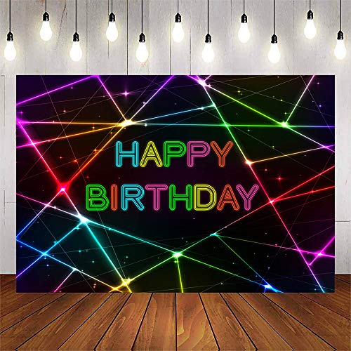 Discount 80% Avezano Glow Neon Birthday Background Neon Lights Happy Birthday Backdrop Let's Glow Birthday Party Backgrounds Dessert Table Banner (7x5ft) Discount Avezano Glow Neon Birthday Background Neon Lights Happy Birthday Backdrop Let's Glow Birthday Party Backgrounds Dessert Table Banner (7x5ft)