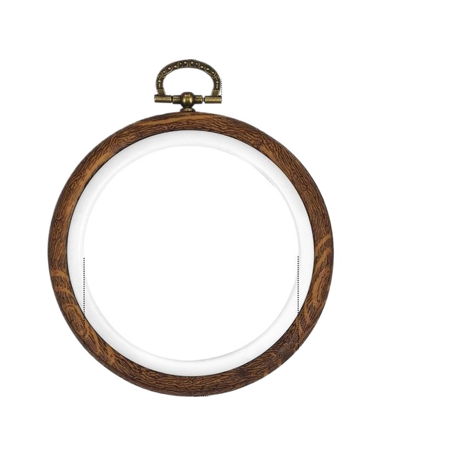 CHUDOU Mini Embroidery Hoop Set Sewing Tool Round Embroidery Hoops Frame Set Plastic Hoop Rings for DIY Cross Stitch Needle Craft(10cm)