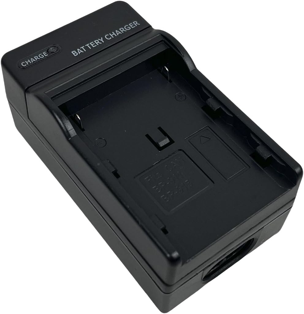 Camera Battery AC Charger for BP-911, BP-911K; BP-; BP-914; BP-915; BP-945; BP-950; BP-950G; BP-955; BP-930; BP-935; BP-925; BP-970; BP-970G; BP-975 with Car Charging Cable