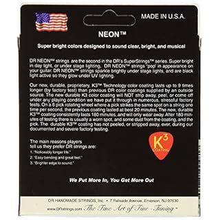 DR A NEON NWA-11 HiDef Acoustic Jeu de cordes blanches pour guitare acoustique - Les Beatles, Paul McCartney, John Lennon, RIngo Starr, George Harrison DR A NEON NWA-11 HiDef Acoustic Jeu de cordes blanches pour guitare acoustique – Image 2