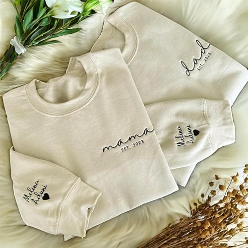 Custom Embroidered Sweatshirts and Hoodie Design Your Own, Custom Sweatshirts For Everyone, Gifts For Mothers Day, Christmas2