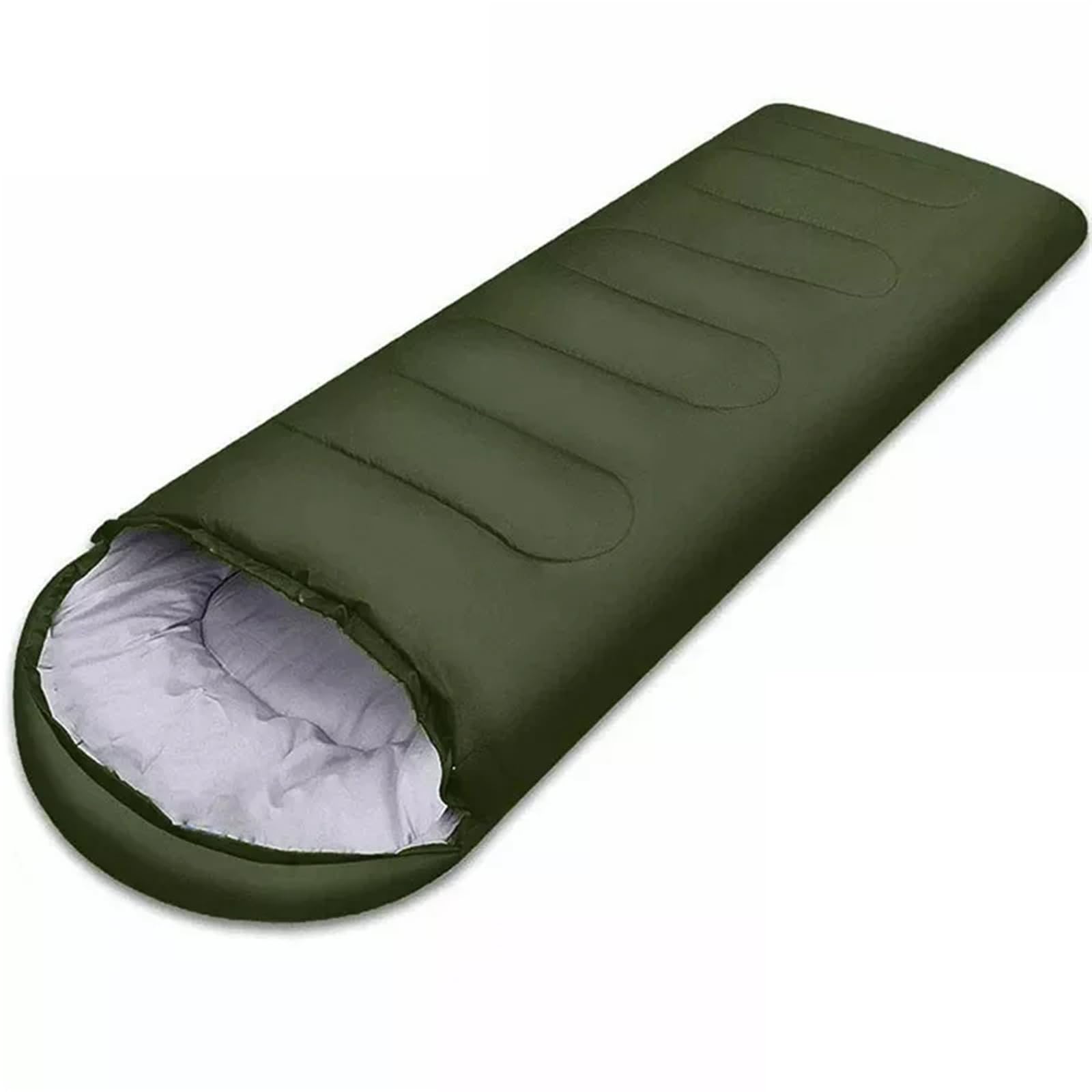 Saco de dormir ligero y cálido for 4 estaciones, de algodón, ideal for mochilerismo, acampada y actividades al aire libre en invierno.