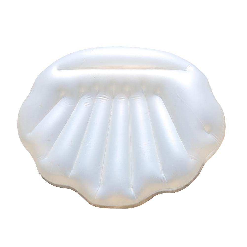 Aufblasbarer Muschel Pool Float, Riesen Muschelschalen Pool Schwimmbett Mit Perlenball Sommer Strand Party Schwimmendes Reihen Schwimm Werkzeug Für Erwachsene, 160 * 130 * 130 cm