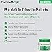 ThermoMorph - Moldable Plastic Pellets - Reheatable – Reusable – Remoldable Crafting Plastic - Moldable Sculpting Plastic – Heat Pliable, Cool Hard