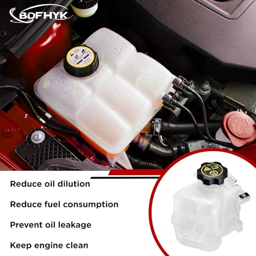 Image of BDFHYK Engine Coolant Expansion Reservoir Overflow Tank Compatible with Chevy Spark 2013-2015 Replace 95352005 42620261 13502354 3014153