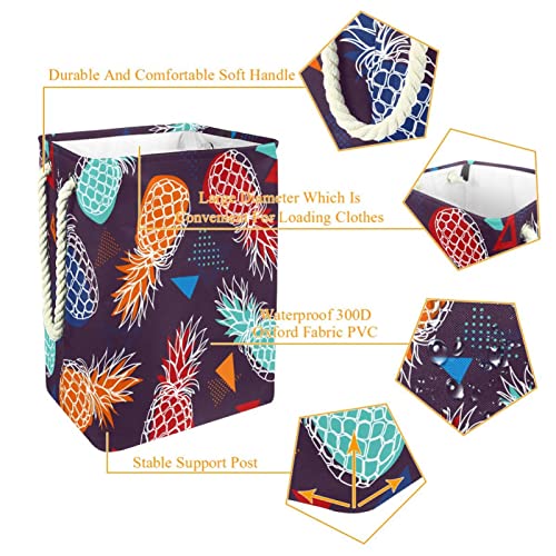 Panier à linge de salle de bain Ananas Comosus pour rangement