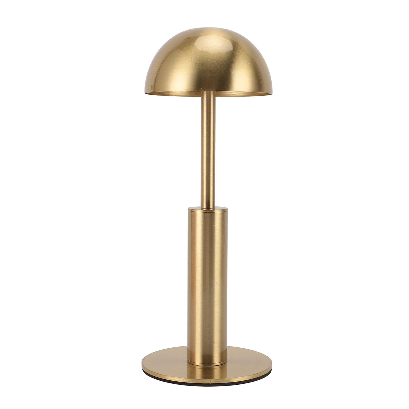 Hyuduo Cordless Table Lamp, Rechargeable Touch Control Iron Desk Lamp with 3 Brightness Levels Warm Light for Restaurants Outdoor Decor Gold