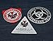 Kaolituis Umbrella Corporation Car Badge Circle Decals 2.95in Dia Resident Evil Stickers 3D Metal Label Emblems for Car Motorcycles,3PC