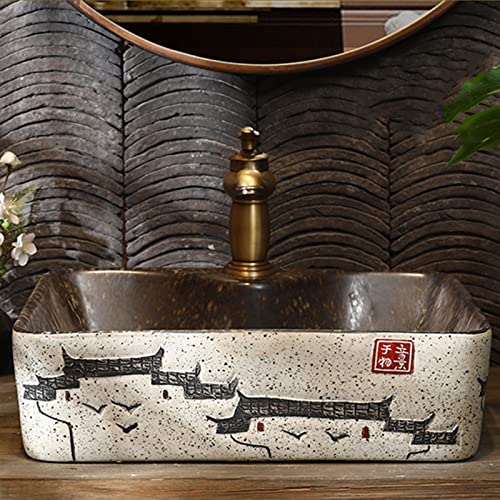 XEX-Moderno-Ceramica-Lavabo-sobre-Encimera-Lavamanos-Pequeno-Superficie-Lisa-Pica-Bano-Artistico-con-Combinacion-De-Grifo-Y-DesagueSizeConjunto-de-Lavabo